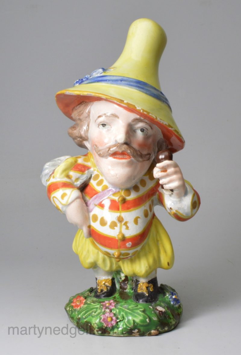 Staffordshire pearlware pottery Mansion House Dwarf, circa 1820