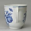 Worcester porcelain coffee cup and saucer, circa 1780