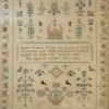 Needlework sampler un named and dated, first quarter of the 19th century