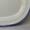 Pearlware pottery shell edge platter, circa 1800 one of three identical