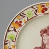 Pearlware pottery commemorative plate 'Long Live Queen Caroline', circa 1821