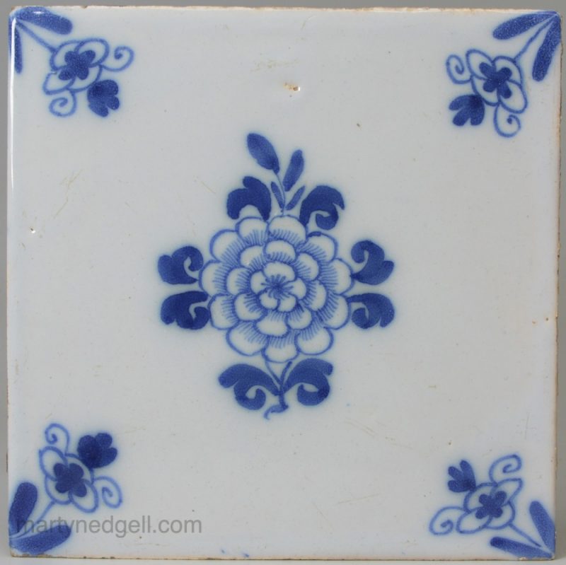 Liverpool delft tile, circa 1760