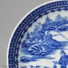 Caughley porcelain saucer decorated with the Fisherman print, circa 1780