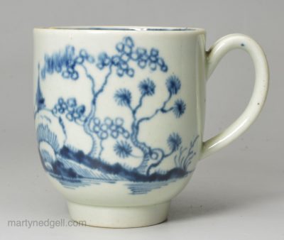 Christian Liverpool porcelain coffee cup, circa 1770