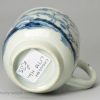 Christian Liverpool porcelain coffee cup, circa 1770