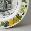 Prattware pottery child's plate 'THE SCHOOL-BOY', 'HE RETURNS', circa 1820