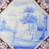 Dutch Delft tile, circa 1740