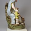 Staffordshire pearlware pottery figure, 'WIDOW', circa 1820