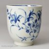 Worcester porcelain coffee cup painted with the Mansfield pattern, circa 1770