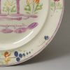 Pearlware pottery plate with lustre decoration, circa 1830