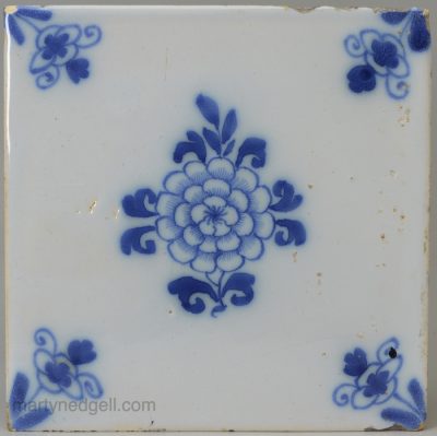 Liverpool delft tile, circa 1760