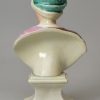 Staffordshire pearlware pottery bust of Matthew Prior, circa 1820