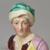 Staffordshire pearlware pottery bust of Matthew Prior, circa 1820