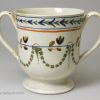 Prattware pottery loving cup, circa 1820