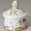 Continental porcelain tea canister and cover, circa 1880