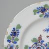 Bristol delft polychrome plate, circa 1750