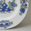 Bristol delft polychrome plate, circa 1750