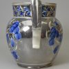 Silver resist lustre jug decorated on a pearlware body, circa 1820