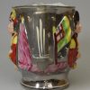 Commemorative silver lustre jug moulded with Lord Wellington and General Hill, circa 1815