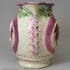 Pearlware pottery commemorative jug moulded with 'SUCESS TO QUEEN CAROLINE', circa 1821