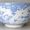 Oversize Liverpool delft bowl with armorial, circa 1750