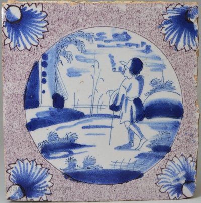 London deft tile, circa 1740