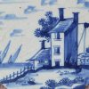 London delft tile, circa 1740