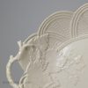 Staffordshire white salt glaze stoneware shallow bowl, circa 1760