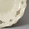 Creamware pottery pierced shallow bowl, circa 1780