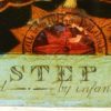 Reverse print on glass 'THE FIRST STEPS IN LIFE', circa 1810