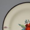 Creamware pottery plate painted with fruit, circa 1790