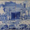 London delft tile, circa 1730