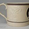 Stoneware mug decorated with classical sprigs, circa 1820, possibly Turner