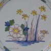 London delft polychrome plate, circa 1750