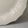 Staffordshire saltglaze moulded stoneware dish, circa 1760