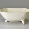 Small creamware pottery food mould, circa 1820, Don Pottery