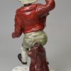 Staffordshire porcelain figure of T. E. Rice in the part of Jump Jim Crow, circa 1840