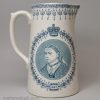 Pottery commemorative jug Queen Victoria's Golden Jubilee in 1887