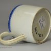 Pearlware pottery mustard pot, circa 1800