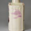 Creamware potter tea canister, circa 1770