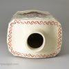 Creamware potter tea canister, circa 1770