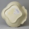 Spode creamware pottery dessert dish, circa 1800 one of two