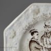 Pearlware pottery Childs plate 'POT BOYS', circa 1830