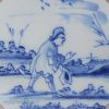 London delft tile, circa 1750