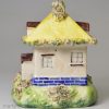 Pearlware pottery cottage pastille burner, circa 1830