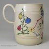 John & Mary Turner's Staffordshire white saltglaze stoneware mug dated 1765