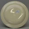 Small creamware pottery plate, circa 1790