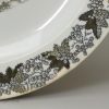 Pearlware pottery plate printed in black, circa 1820, Leeds Pottery