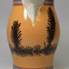 Pearlware jug decorated with dendritic mocha patterns, circa 1810