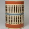 Mochaware mug decorated with inlaid slip, circa 1820